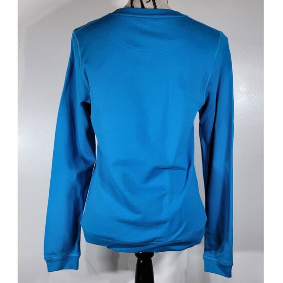 Kenzo Paris Blue Tiger Embroidered Logo Crewneck Sweatshirt, Womens Size Medium - Picture 3 of 8